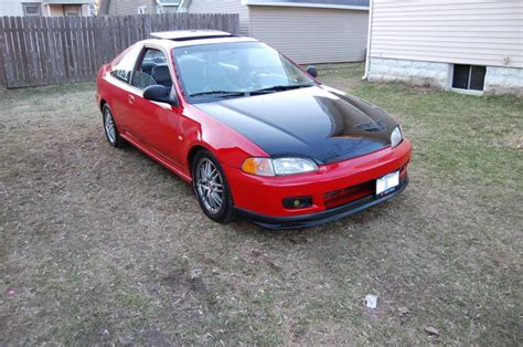 Fsft 1993 Honda Civic Ex Ej1 Coupe Red And Blk Nice Loook Honda Tech