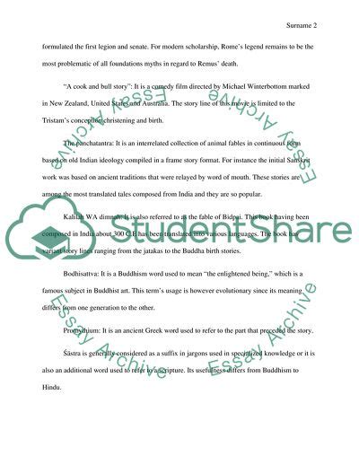 Fables And Tales Assignment Example Topics And Well Written Essays