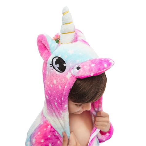 Kids Rainbow Unicorn Onesie Animal Kigurumi Pajama Party Costumes