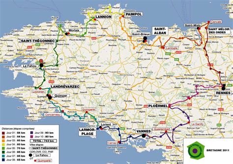 Bretagne Tourisme ≡ Voyage Carte Plan
