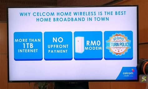 Celcom axiata bhd has launched celcom home wireless, a broadband service powered by its 4g network with data inclusions of one terabyte (tb) internet. Celcom Home Wireless dilancar di Homedec dengan hadiah ...