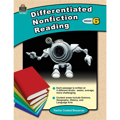 Differentiated Nonfiction Reading Grade 6 Tcr2923 Teacher Created