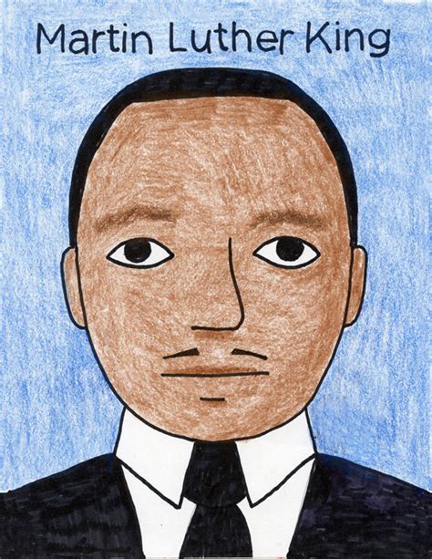 It honors the life and legacy of the activist who led the fight for racial equality. How to Draw Martin Luther King | Art Projects for Kids | Bloglovin'