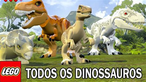 Todos Os Dinossauros Do Lego Jurassic World Youtube Free Hot Nude