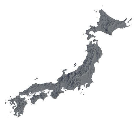 Relief Map Of Japan 11343 Hot Sex Picture