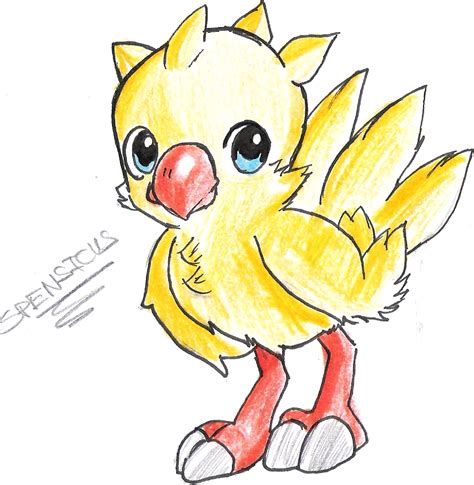 Chibi Chocobo By Spensicus By Zolalink On Deviantart