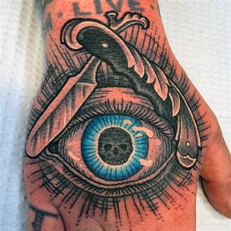 Illuminati Hand Tattoos For Men Tattoo Ideas Kulturaupice