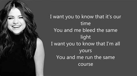 Lyrics And I Want You To Know