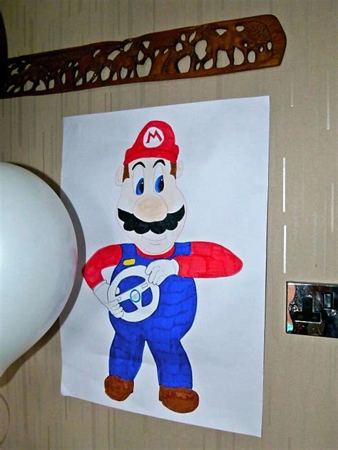 Pin The Moustache On Mario My Guide To Home Made Mario Party Party