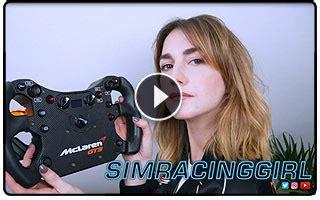 Simracinggirl Introduces The Fanatec Csl Elite Steering Wheel Mclaren
