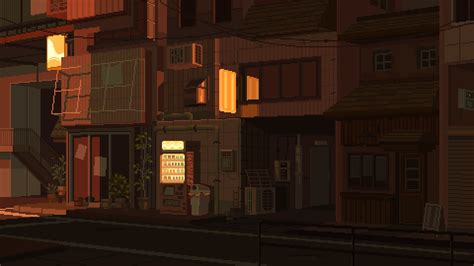 Steam Workshop Quiet Town By Waneella Pixel Art Anime Scenery Game Concept Art