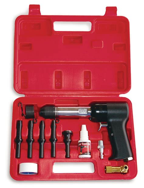 13 Piece Rivet Gun Kit With Storage Box From Brown Aviation Tool