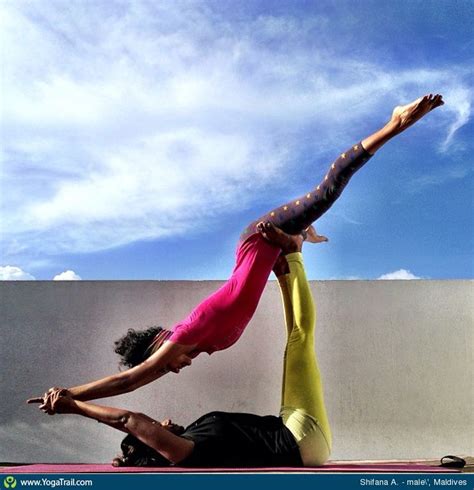 Acropartner Yoga Pose Asana Image By Shifanamufeed