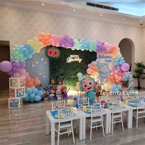 Cocomelon Decoration For Stage In Banquet Hall 7eventzz