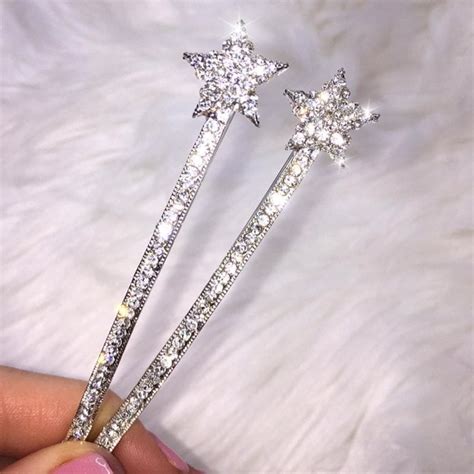 Crystal Twinkle Star Hair Clips Pair Shop Accessories From Lemonade Uk