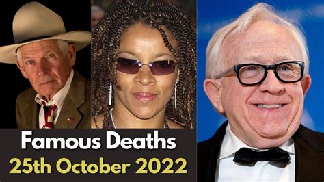 Celebrities Who Died Today 25th October 2022 Very Sad News Today