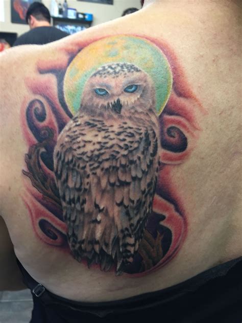 Maybe you would like to learn more about one of these? New gorgeous snowy owl tattoo! | Snowy owl tattoo, Owl ...