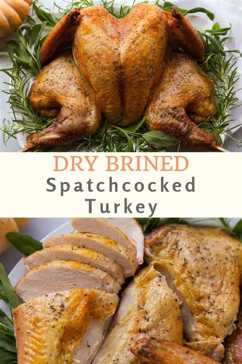 dry brined spatchcocked turkey how to cook a peachy plate