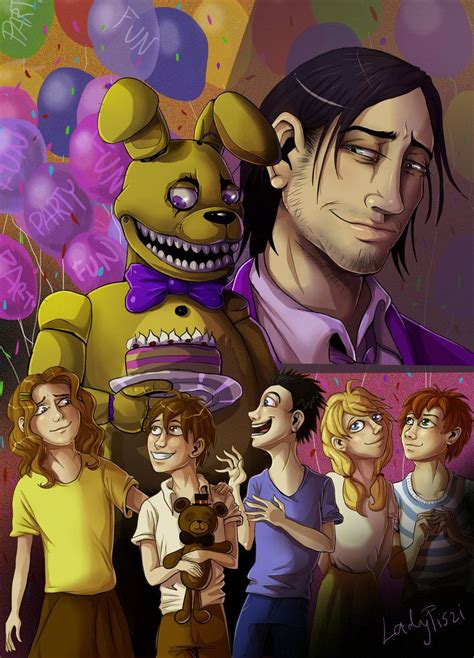 Fnaf Someone Lured Them Away In A Bunny Costume By Ladyfiszi
