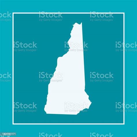 Map Of New Hampshire Stock Illustration Download Image Now