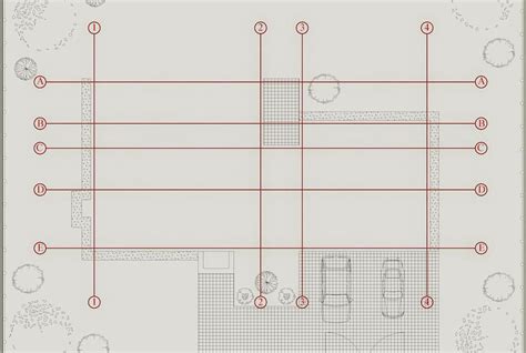 How To Create Column Grid Of The Building Autocad