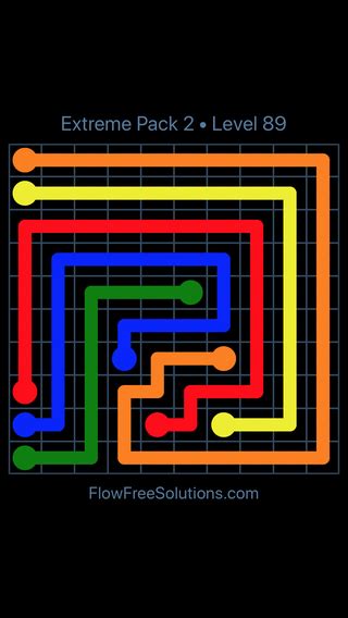 Flow Free Extreme Pack 2 Level 29 Puzzle Solution And Answer Flow