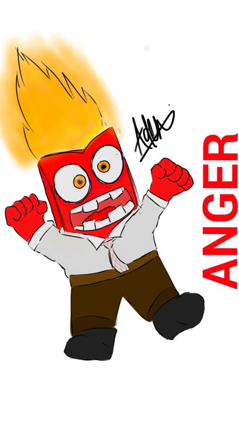 Anger Of Inside Out By Itsaden On Deviantart