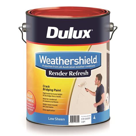 Dulux 10l Exterior Paint Render Refresh Weathershield Bunnings Australia