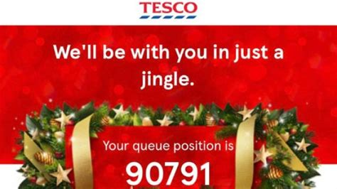 Tesco Website Crashes As Thousands Of Customers Try To Book Christmas