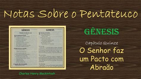 Notas Sobre O Pentateuco Gênesis Capítulo 15 C H Mackintosh
