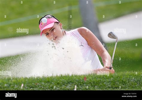 California Usa Th Apr Lexi Thompson Hits Out Of A Bunker On