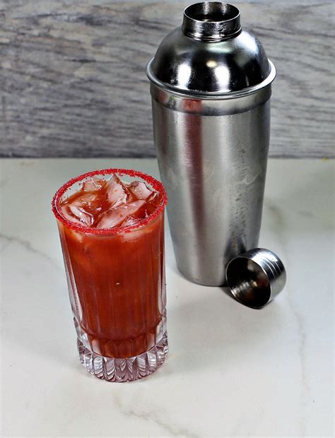 It's a cool and kitschy idea, but seriously, i could probably fashion a plate weaving together all the skewers needed to hold this beast in one piece. Bloody Mary Cocktail Recipe for Halloween With a Lime ...