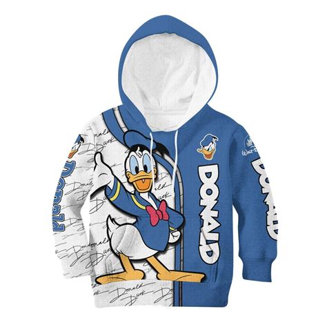 Donald Duck Disney Sweatshirthoodiefleece Jacket Stylist Etsy