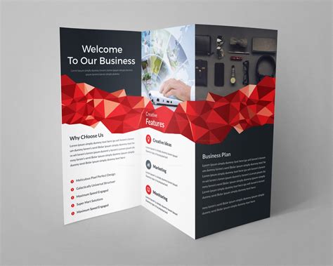 Tallinn Professional Tri Fold Brochure Design Template Graphic Prime