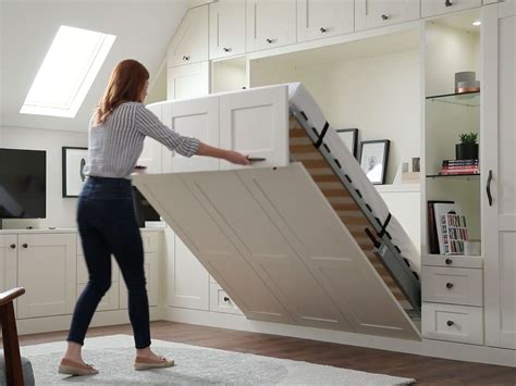 Space saving fitted wall bed