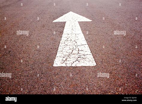 Road Markings Arrow Stock Photos And Road Markings Arrow Stock Images Alamy