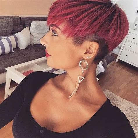 In this hairstyle, cut your hair shorter towards the back and keep the length of side hair comparatively longer while keeping the top hair undercut silver edgy pixie. 91 Best Short and Long Pixie Cuts We Love for 2021 | StayGlam