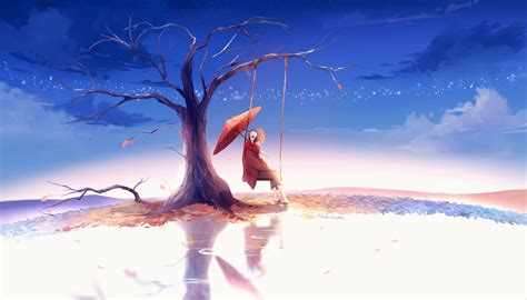 If you need to know other wallpaper, you can see our gallery on sidebar. Anime Boy Swing Umbrella 4k, HD Anime, 4k Wallpapers ...