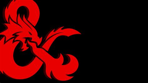 Dragon Dungeons And Dragons Dandd Red Black Ampersand Hd Wallpaper