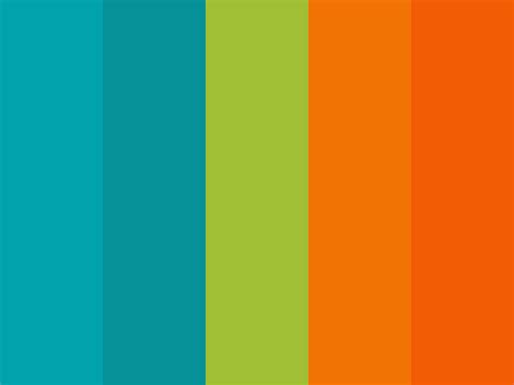 Palette Vagabond Colourlovers Green Colour Palette Orange Color