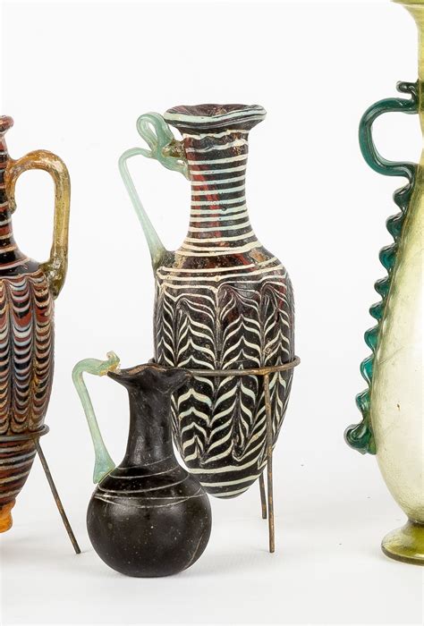 Eastern Mediterranean Core Formed Glass Amphora Cottone Auctions