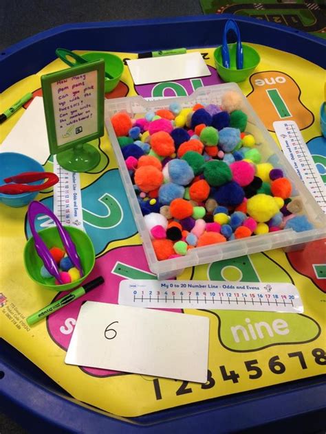 Maths And Fine Motor Control Activity In Eyfs Reception Class How