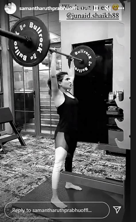 What Happened After Samantha Ruth Prabhu Finished Her Work Out Routine