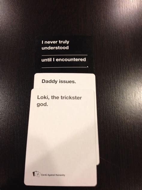 Welcome to the cards against humanity lab! Pin by Jaylen Wilson on Thor - Loki | Cards against ...