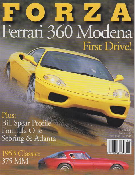 Forza The Magazine About Ferrari 018 Albaco Collectibles