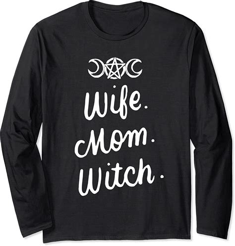 Wife Mom Witch Funny Halloween Women Ts Witchcraft Wicca