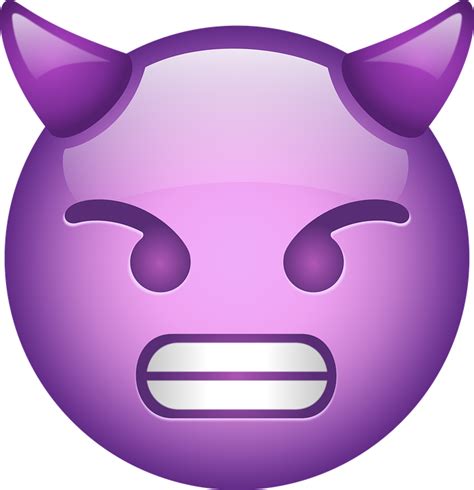 Angry Emoji The Devil Free Vector Graphic On Pixabay