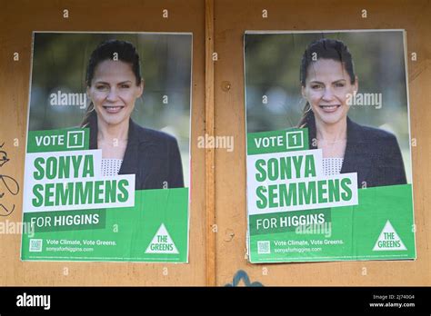 Two Sonya Semmens Political Posters Part Of The Greens Candidates