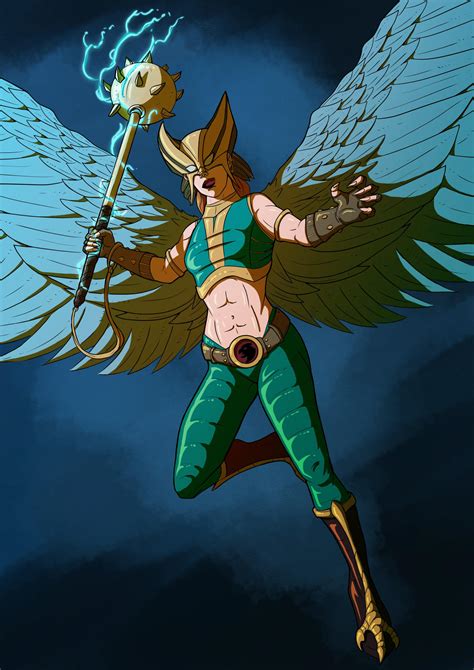 Fanart Hawkgirl By Alex Kzg On Deviantart