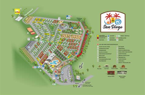 Chula Vista Ca Campground Map San Diego Metro Koa Resort